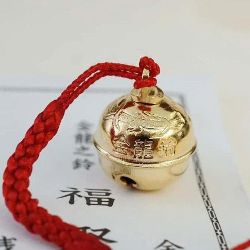 Asakusa Jinja Japanese Omamori【No.13 Golden Dragon Bell】Lucky