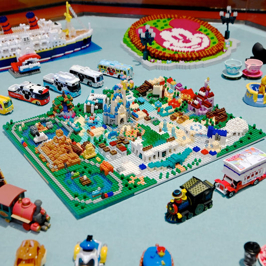 KAWADA NANO BLOCK - mini building blocks Tokyo Disneyland  Limited Edition